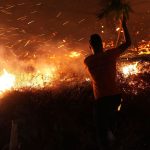 Wald- und Buschbrände: Brandbekämpfer auf Chios: „Mit allen Mitteln angreifen“