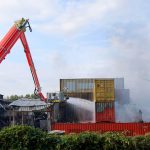 Brände: Ende der Löscharbeiten im Hamburger Hafen in Sicht